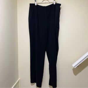 Women’s Black straight  Lightweight Black Plus Size Dress Pants Office size 18